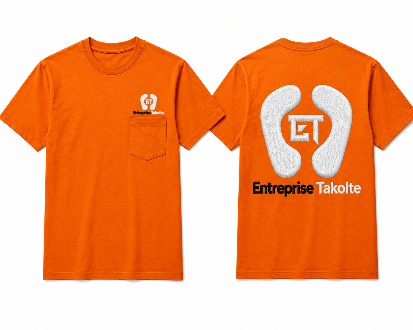 Broderie de logo sur tenue
